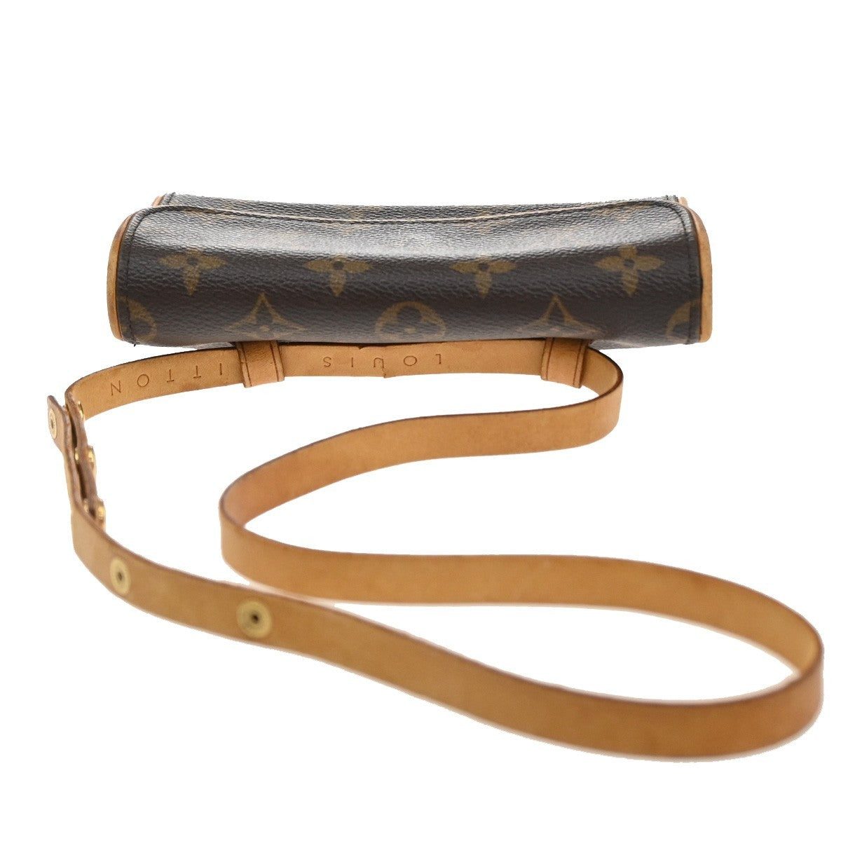 LOUIS VUITTON Pochette Florentine Bum Bag  Monogram Leather Brown M51855 31SA104