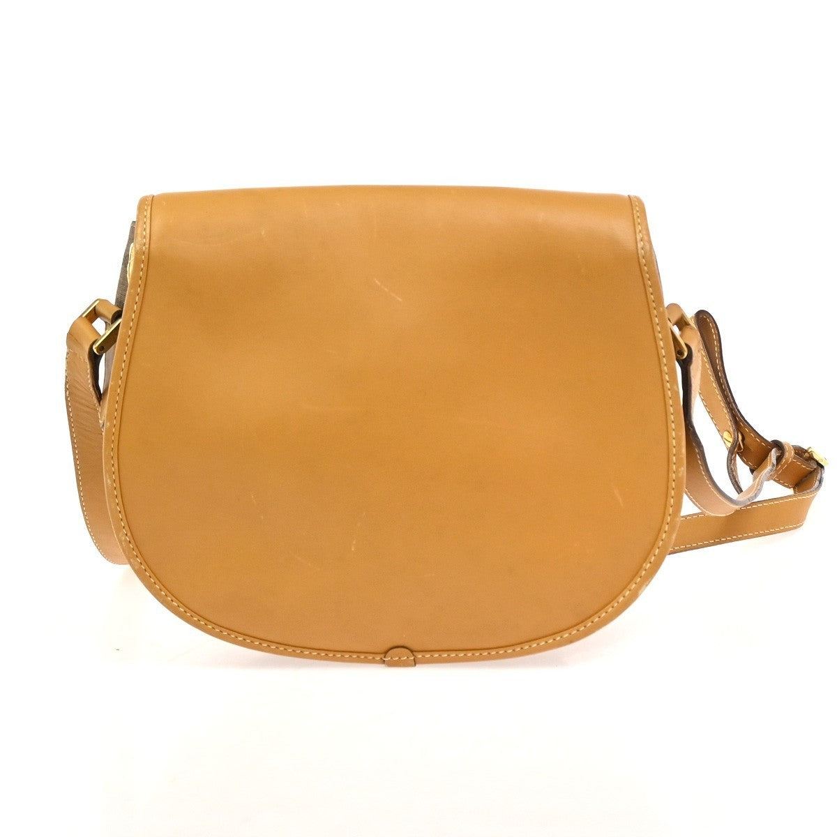 GUCCI Logo Micro GG Pattern Mini Shoulder Bag PVC Leather Brown GHW Itay 69YJ034