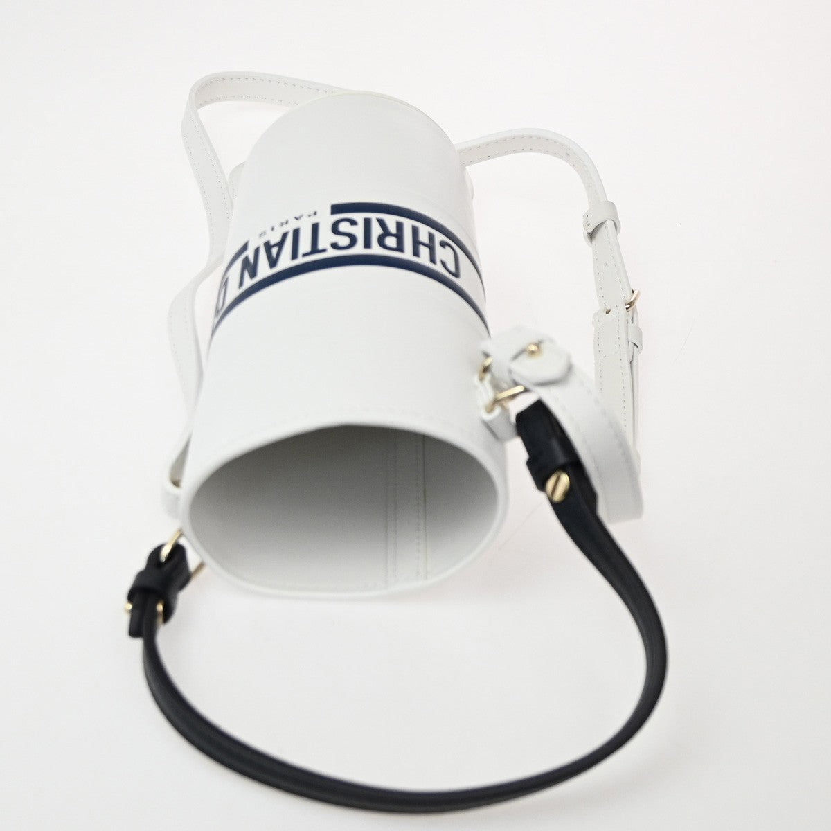 CHRISTIAN DIOR Vibe 2Way Bottle Holder Shoulder Bag Printed Leather WE 70RL764