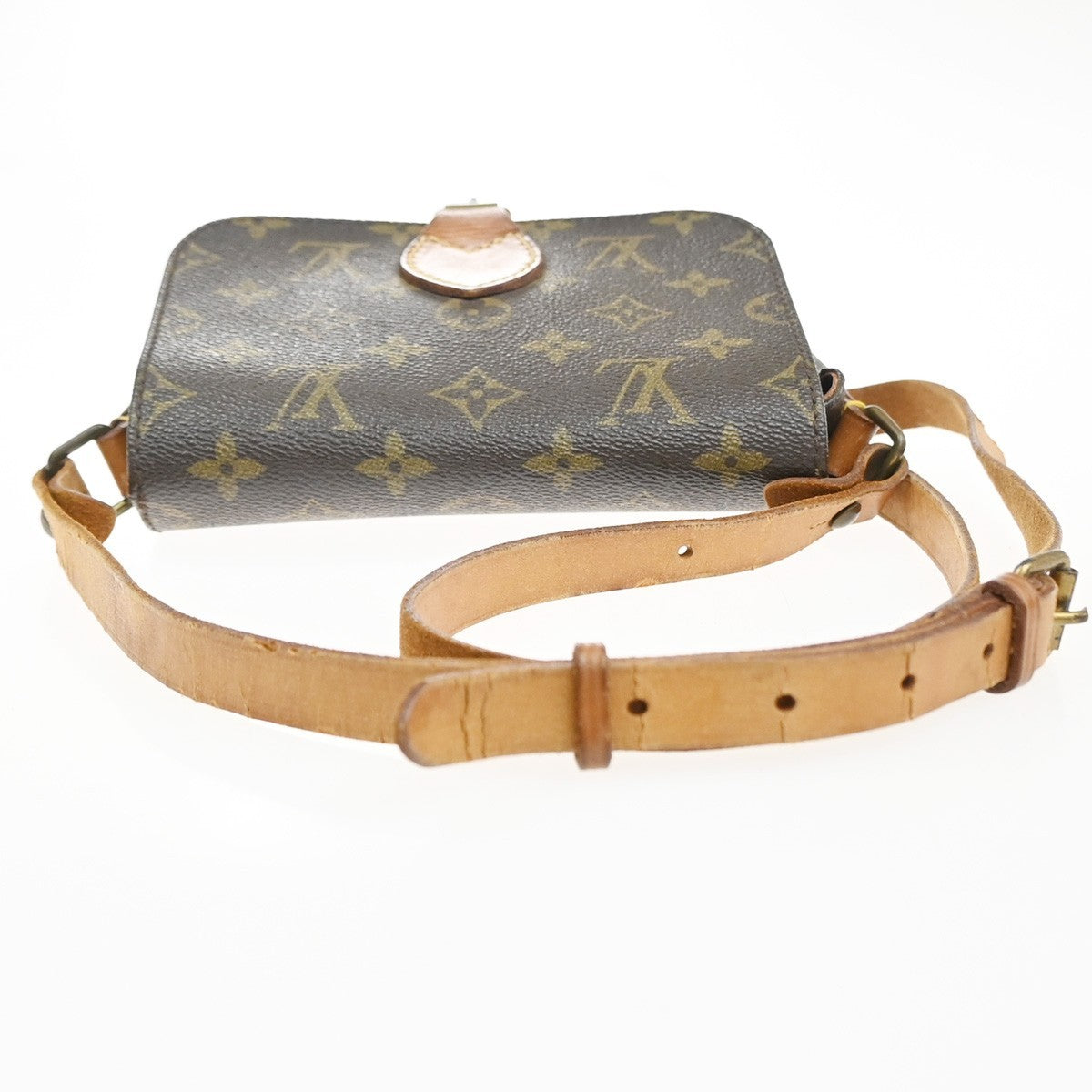 LOUIS VUITTON Mini Cartouchiere Shoulder Bag Monogram Leather BN M51254 36MA565