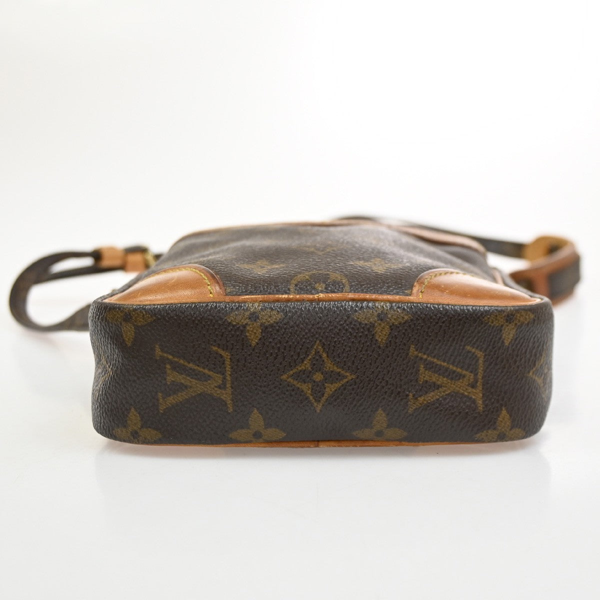 LOUIS VUITTON Danube Shoulder Bag Monogram Leather Brown France M45266 31SA063
