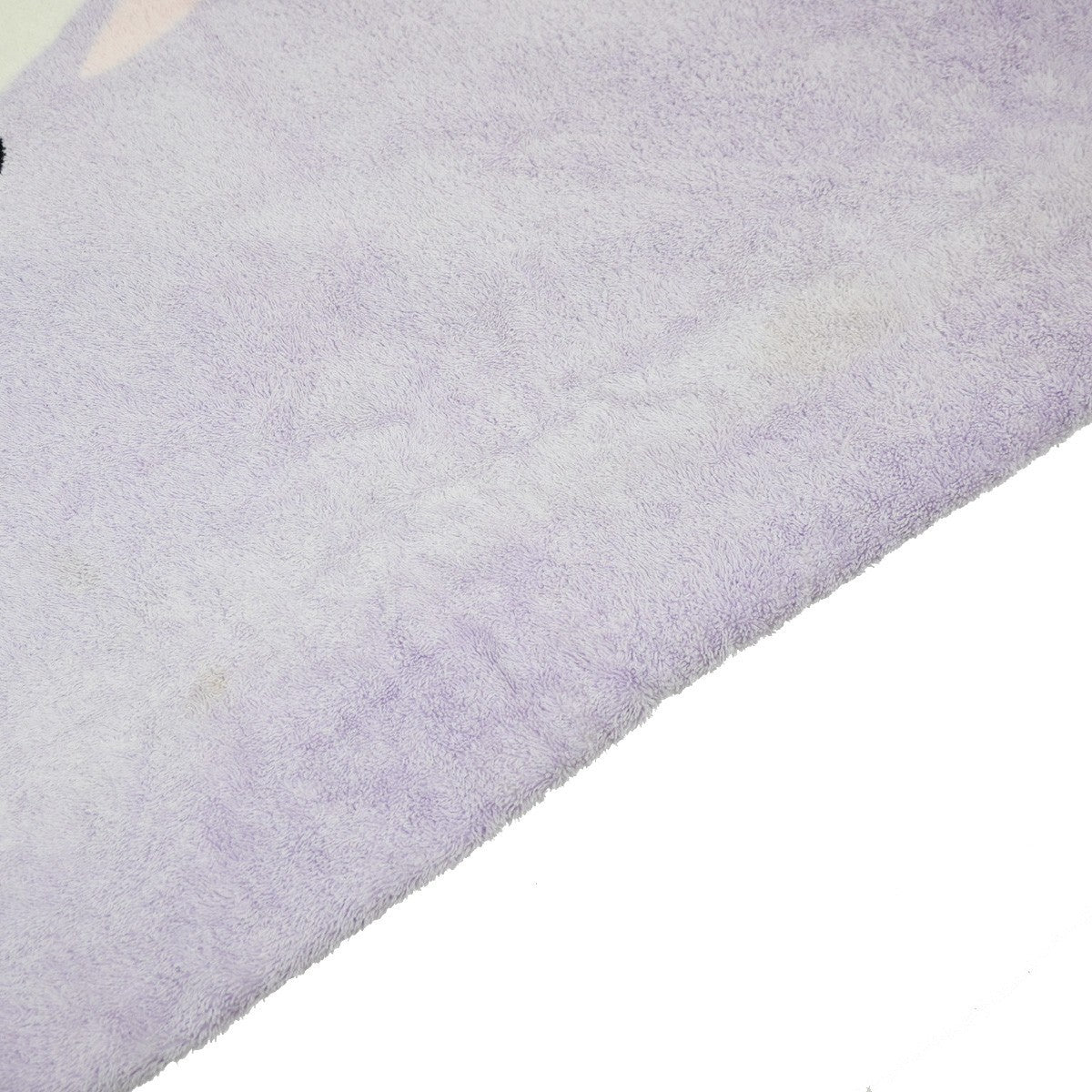 CHANEL CC Logo Camellia Large Beach Towel 100% Cotton Purple White 01KP556