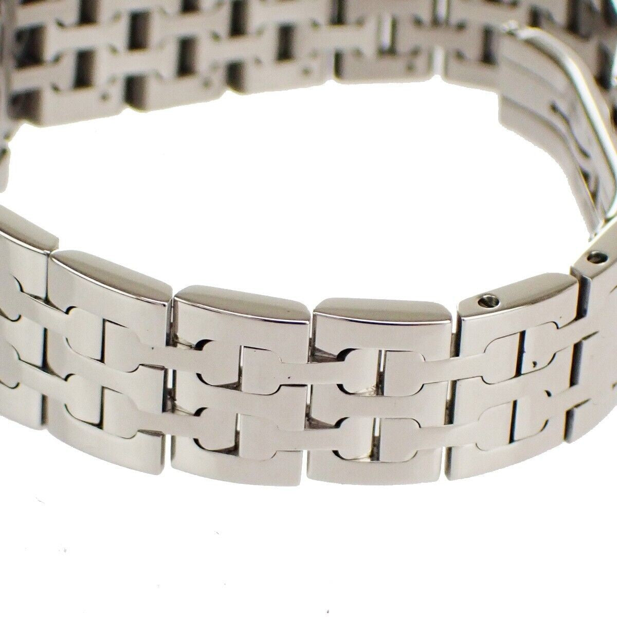 HERMES H Wrist Watch HH1.210 Quartz Stainless Steel Silver Orange 41LC293