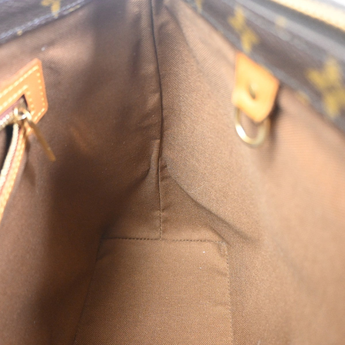 LOUIS VUITTON Cabas Piano Shoulder Bag Monogram Leather Brown M51148 11ZA348