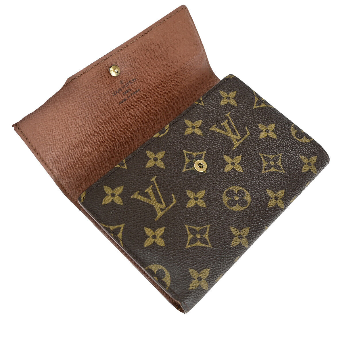 LOUIS VUITTON Porte Tresor Etui Papier Trifold Wallet Monogram BN M61202 01YE842
