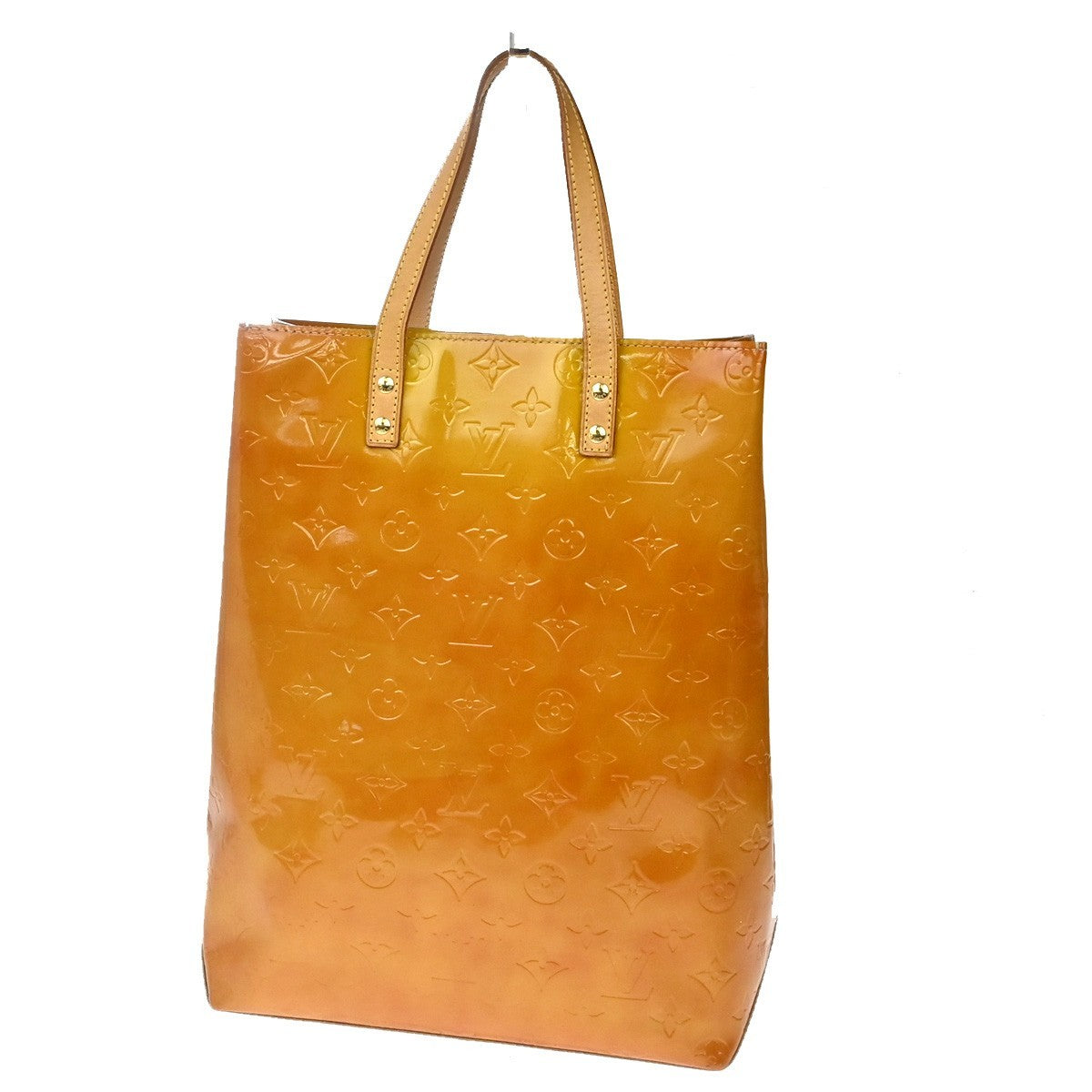 LOUIS VUITTON Read MM Hand Bag Monogram Vernis Patent Leather YW M91141 62KC785