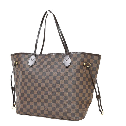 LOUIS VUITTON Neverfull MM Shoulder Bag Damier Ebene Leather BN N51105 23FA323