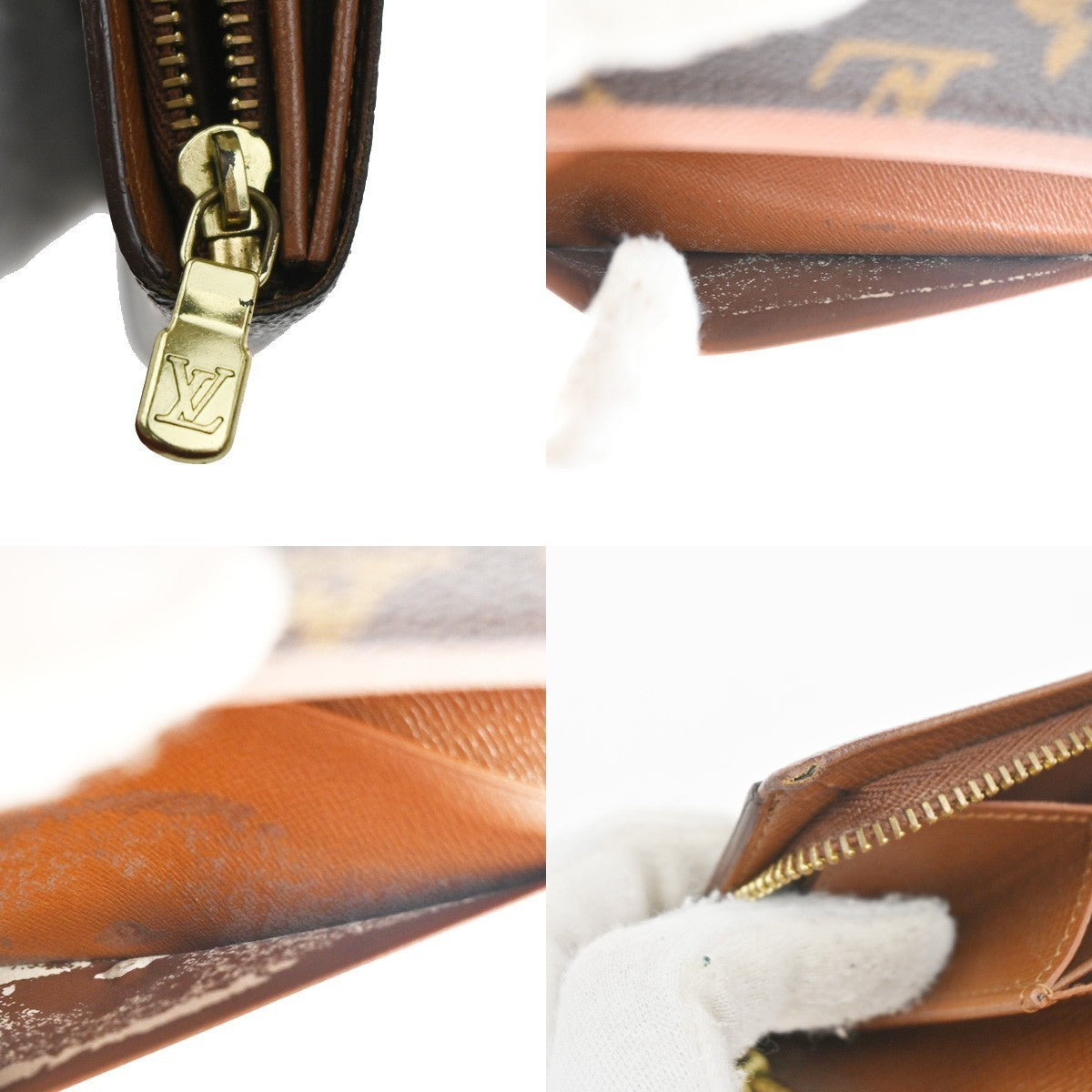 LOUIS VUITTON Porte Monnaie Billets Tresor Wallet Monogram Brown M61730 07KC258