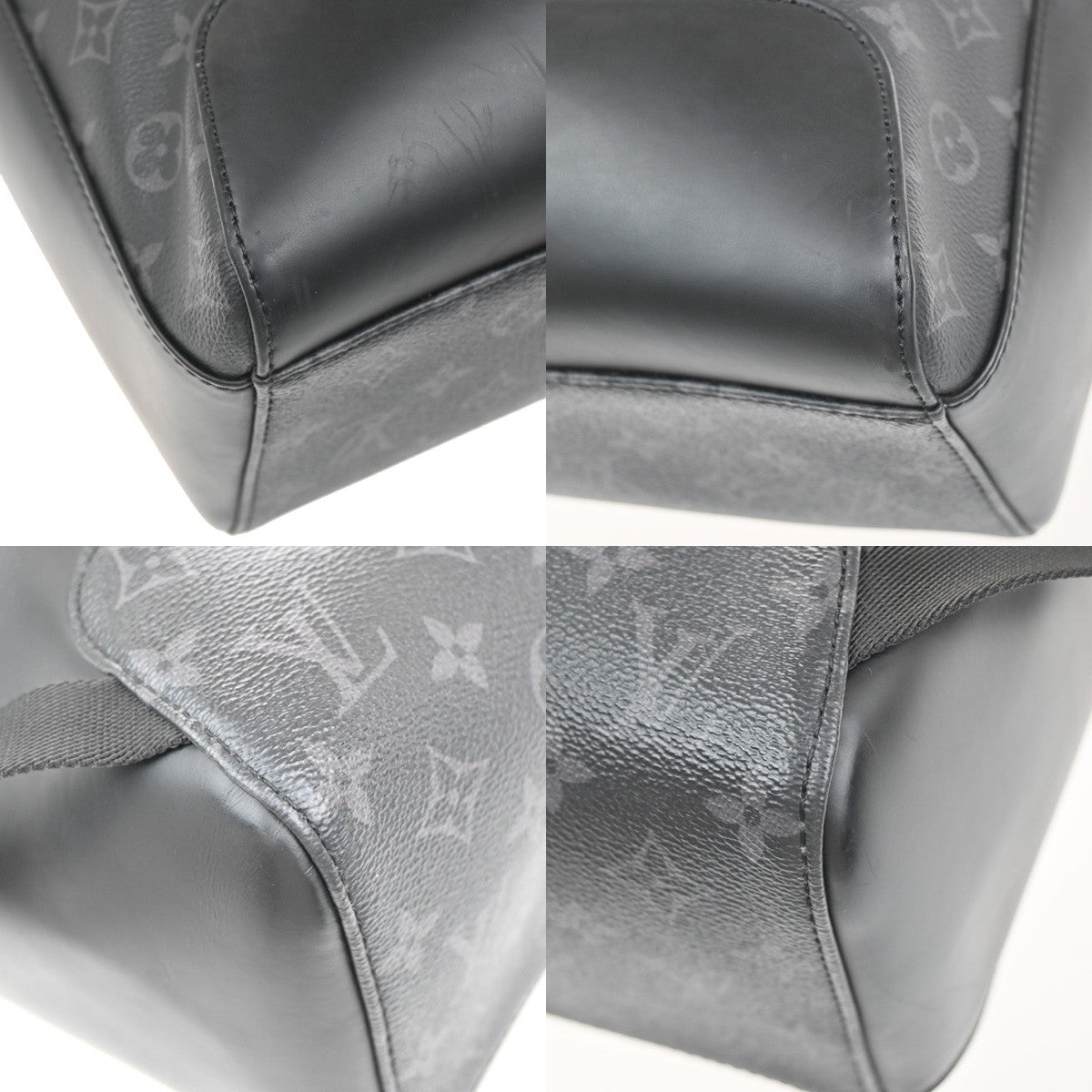 LOUIS VUITTON Explorer Backpack Bag Monogram Eclipse Leather BK M40527 691RL414