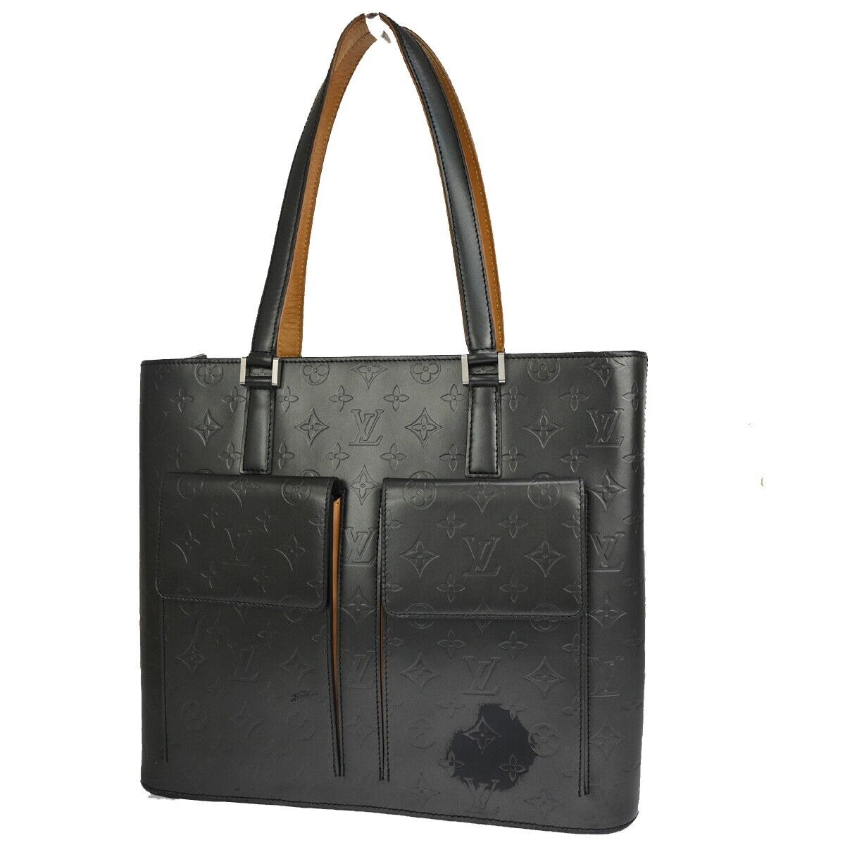 LOUIS VUITTON Willwood Shoulder Bag Monogram mat Leather Black M55105 88YD699