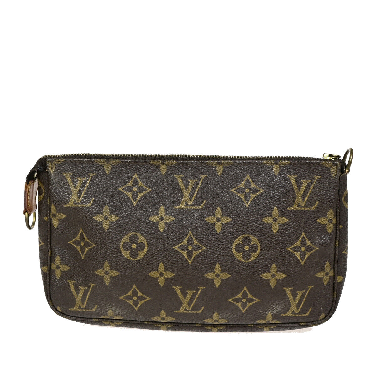 LOUIS VUITTON Pochette Accessoires Hand Bag Monogram Leather BN M51980 31YF611