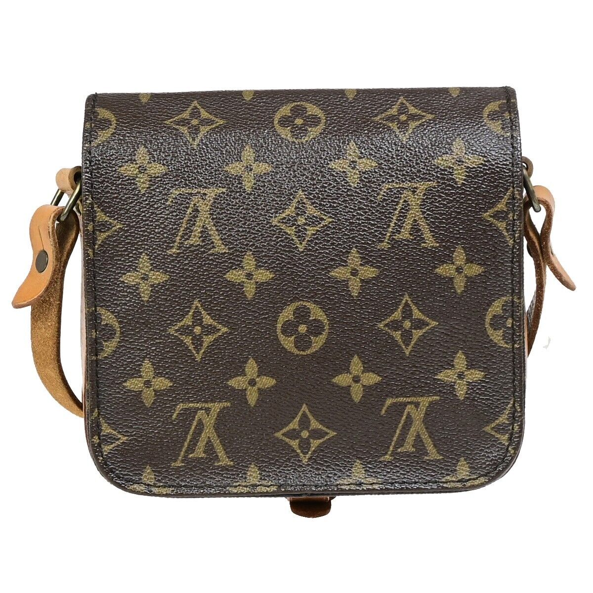 LOUIS VUITTON Mini Cartouchiere Shoulder Bag Monogram Leather BN M51254 34EB343