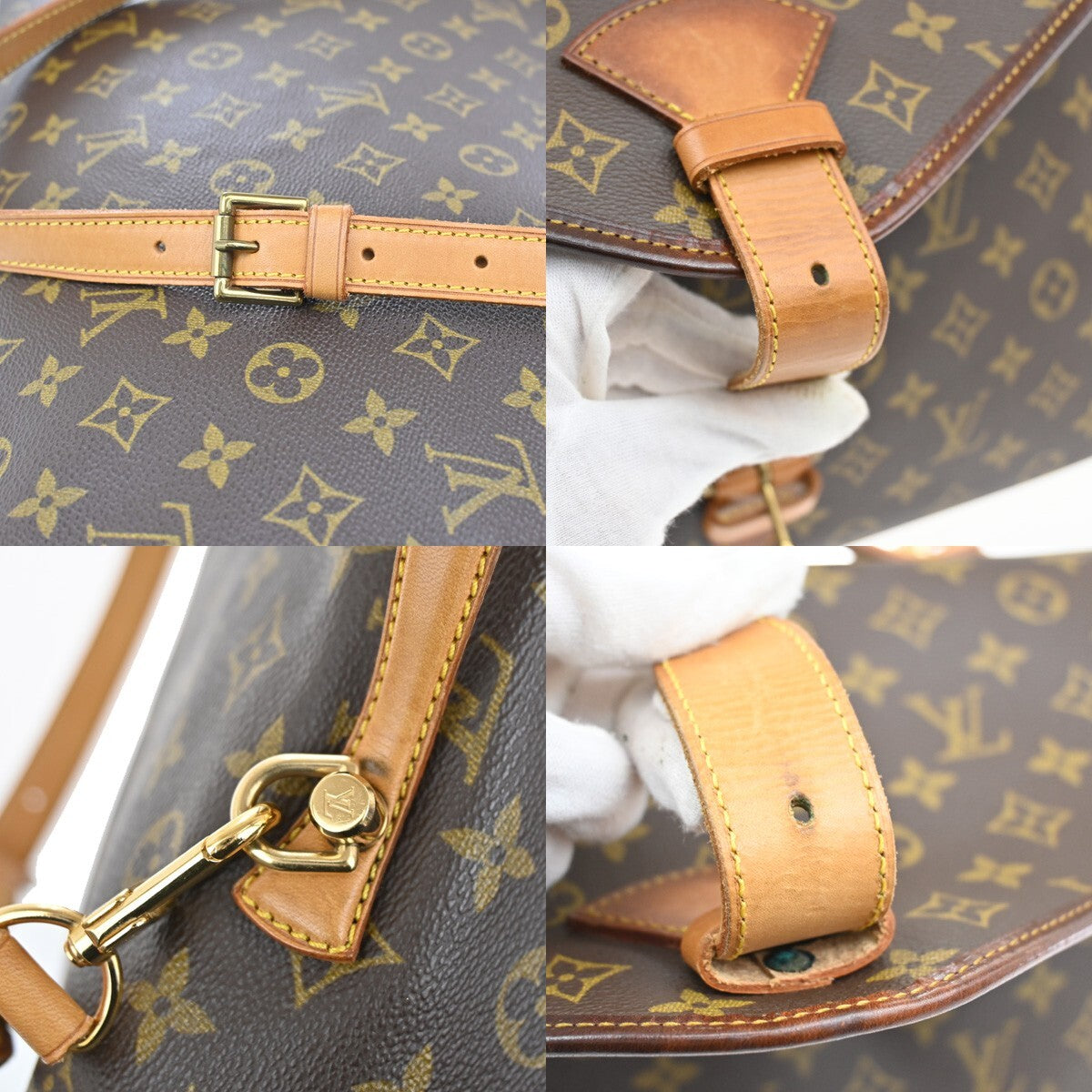 LOUIS VUITTON Beverly Hand Bag Briefcase Monogram Leather Brown M51121 77EE237