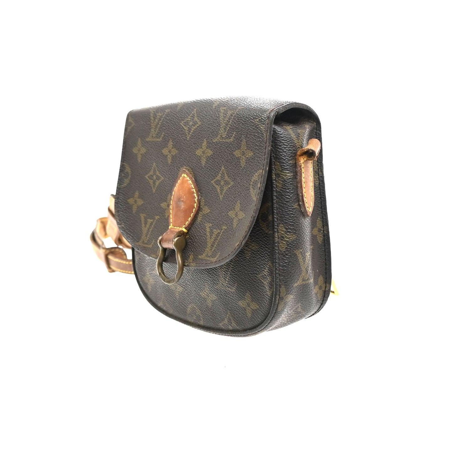 LOUIS VUITTON Mini Saint Cloud Shoulder Bag Monogram Leather BN M51244 38MA657