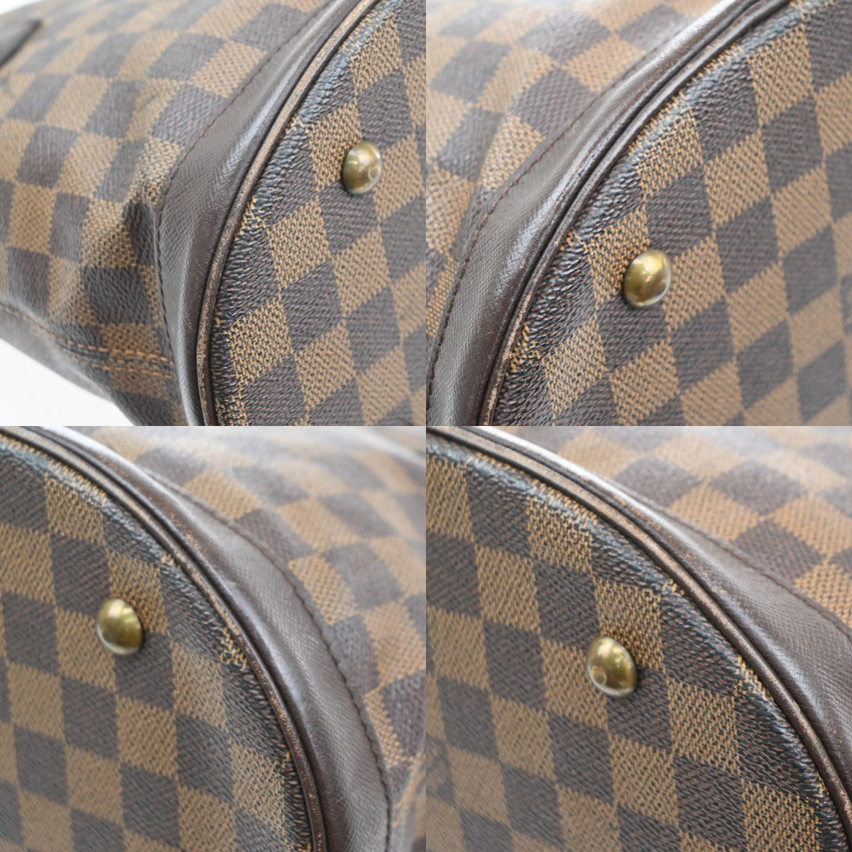 LOUIS VUITTON Marais Shoulder Bag Damier Ebene Leather  France BN N42240 64SA154