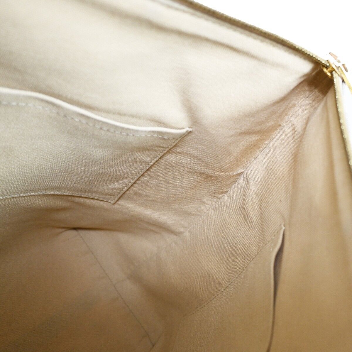 LOUIS VUITTON Totally MM Shoulder Bag Damier Azur Leather White N51262 20FA324