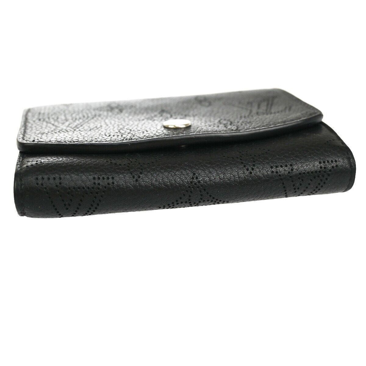 LOUIS VUITTON Iris Compact Bifold Wallet Monogram Mahina Leather M62540 11RC495