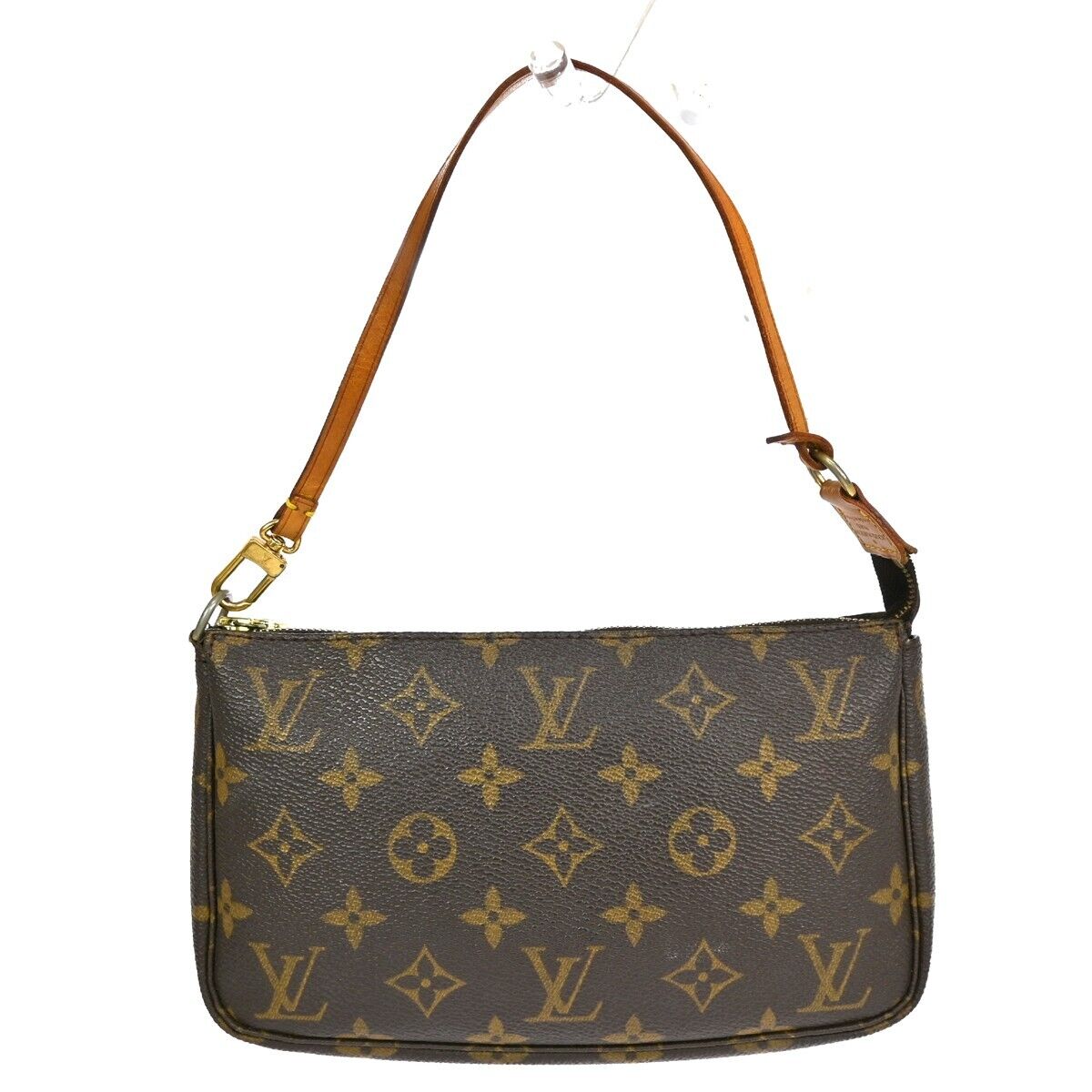 LOUIS VUITTON Pochette Accessoires Hand Bag Monogram Leather BN M51980 13ED392