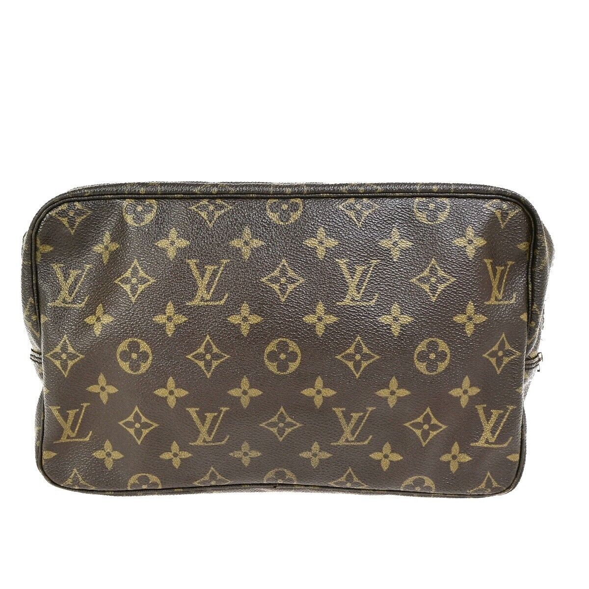 LOUIS VUITTON Trousse Toilette 28 Clutch Hand Bag Monogram Brown M47522 67FB195