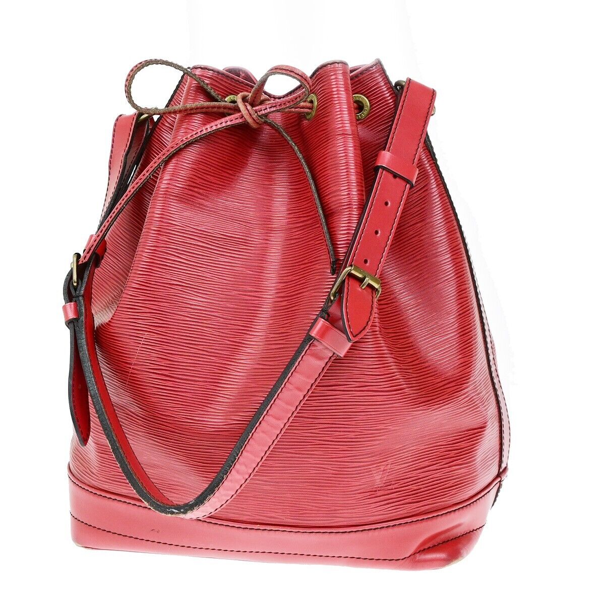 LOUIS VUITTON Noe GM LV Drawstring Shoulder Bag Epi Leather Red M44007 30ED947
