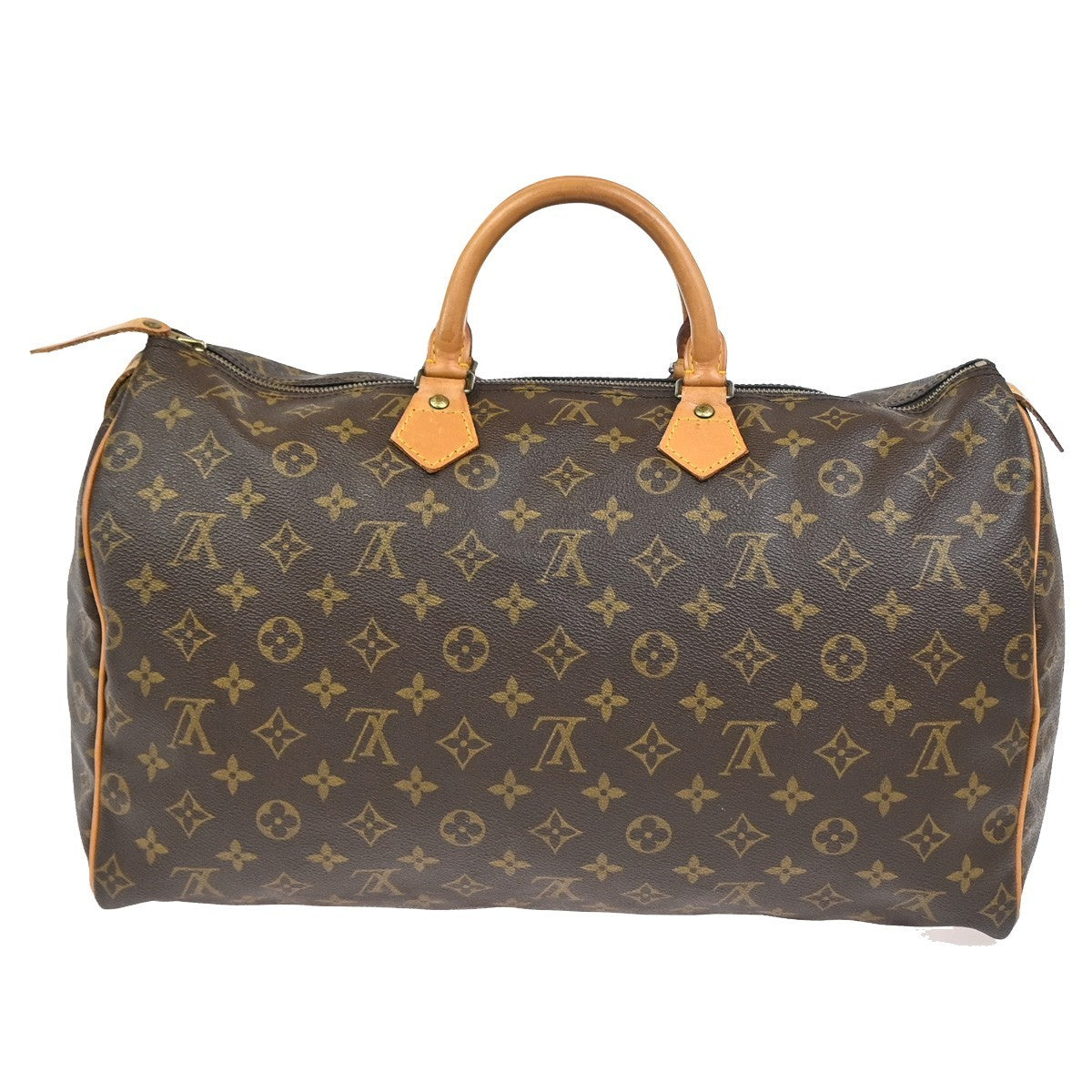 LOUIS VUITTON Speedy 40 Travel Hand Bag Monogram Leather Brown M41522 96YJ059