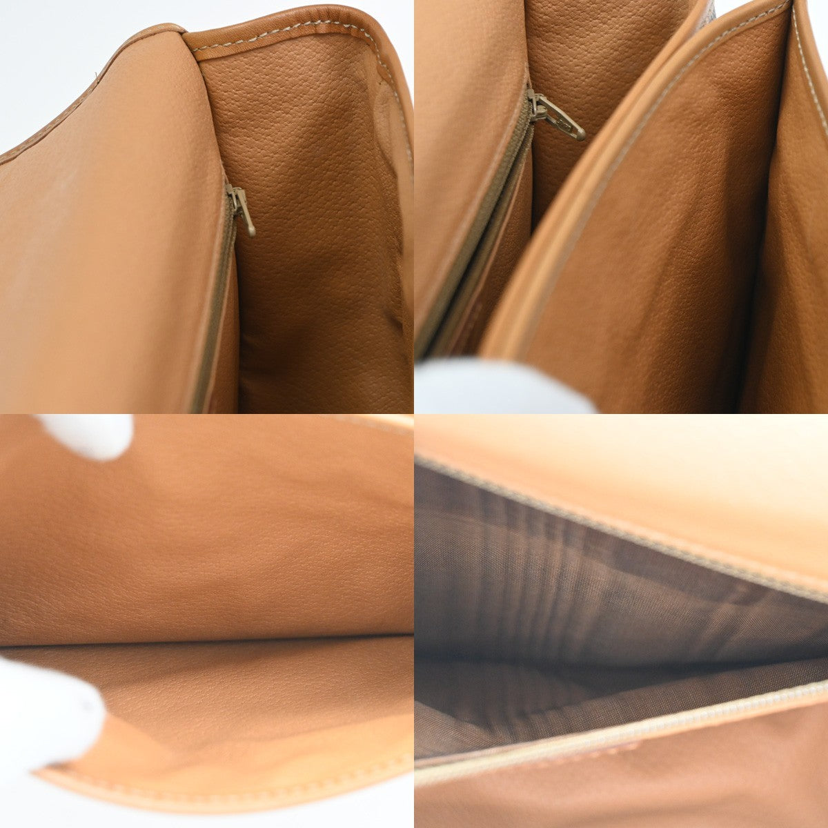 CELINE Logo Macadam Crossbody Shoulder Bag PVC Leather Brown Italy 35KC353