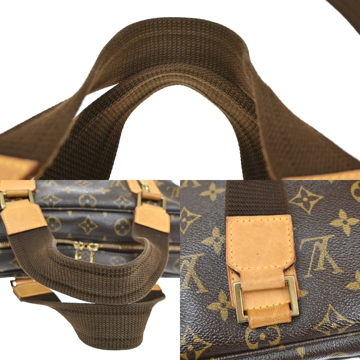 LOUIS VUITTON Sac Bosphore 2way Hand Bag Monogram Leather Brown M40043 54KB415