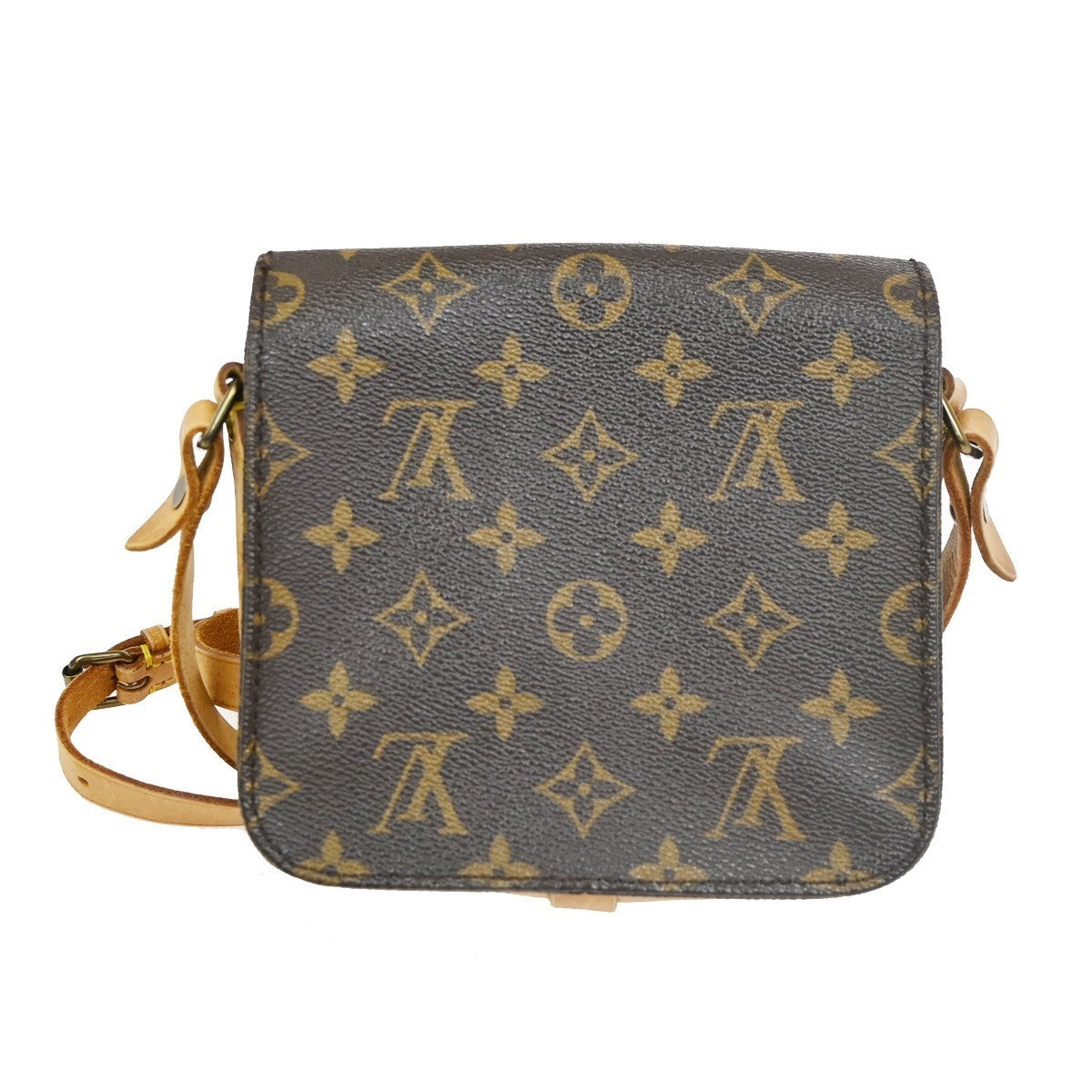 LOUIS VUITTON Mini Cartouchiere Shoulder Bag Monogram Leather BN M51254 31KC151