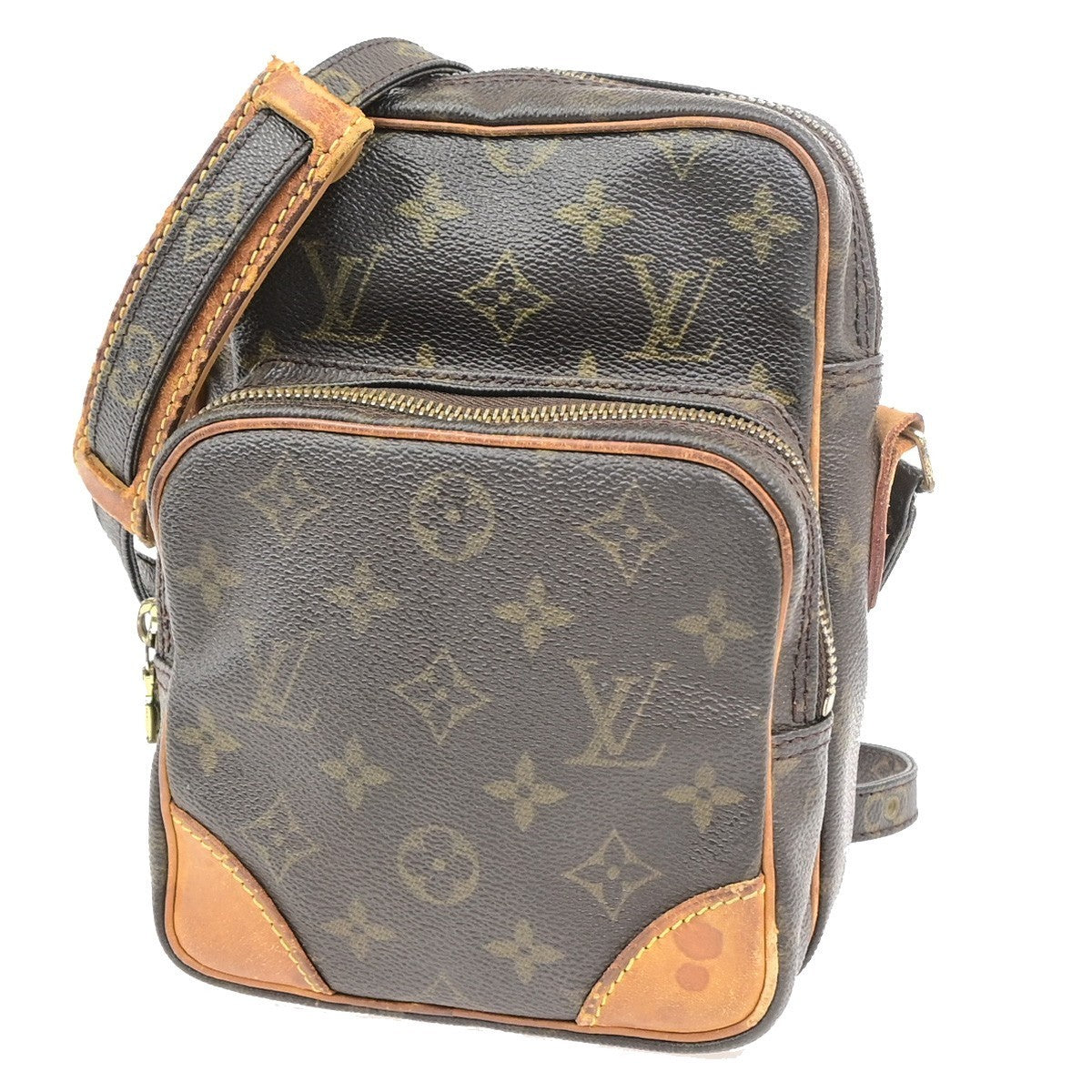 LOUIS VUITTON Amazon Crossbody Shoulder Bag Monogram Leather BN M45236 30PA132