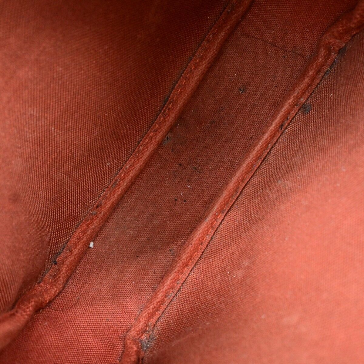 LOUIS VUITTON  Trousse Makeup Hand Bag Damier Ebene Leather Brown N51982 81EC862