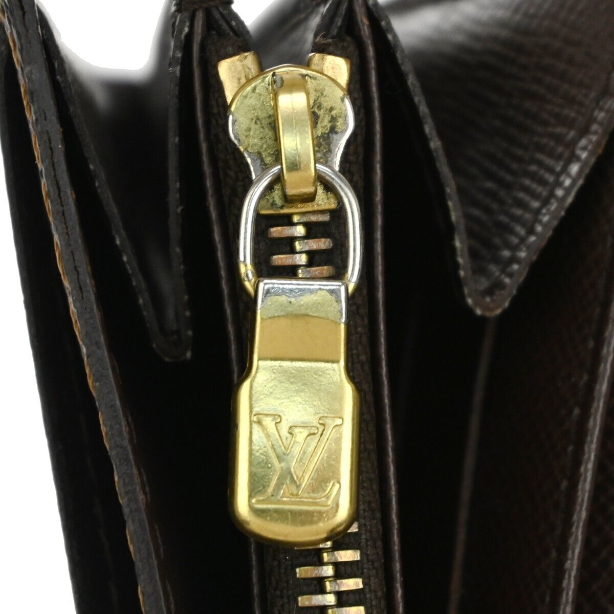 LOUIS VUITTON Portefeuille Sarah Long Bifold Wallet Damier Brown N61734 60EA239
