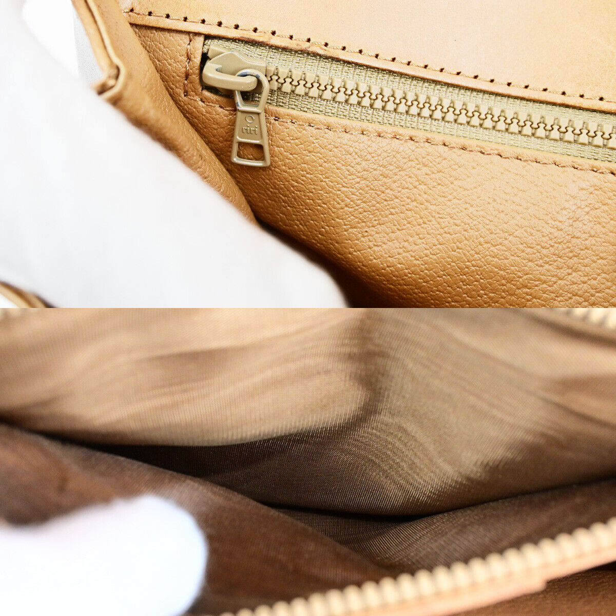 CELINE Logo Macadam Pattern Shoulder Bag PVC Leather Brown GHW Italy 36YG547