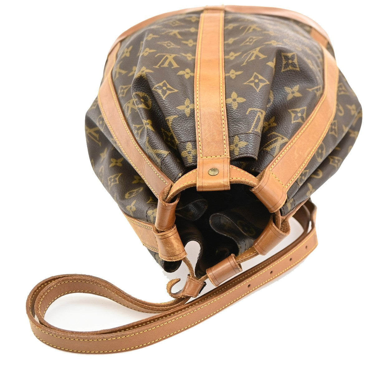 LOUIS VUITTON LV Randonnee GM Shoulder Bag Monogram Leather Brown M42244 83PA110