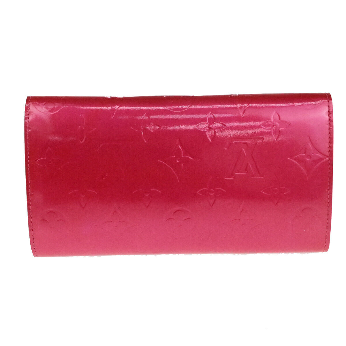 LOUIS VUITTON International Long Wallet Monogram Vernis Pink M91246 34YG764