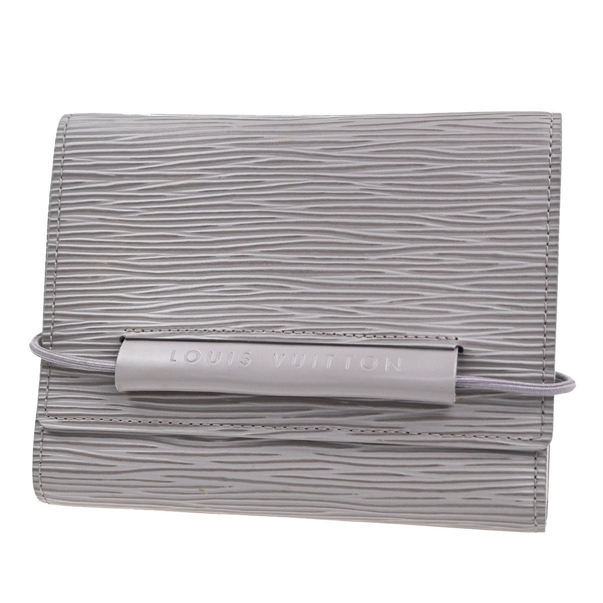 LOUIS VUITTON Portefeuille Elastique Wallet Epi Leather Purple M6346B 69KD044
