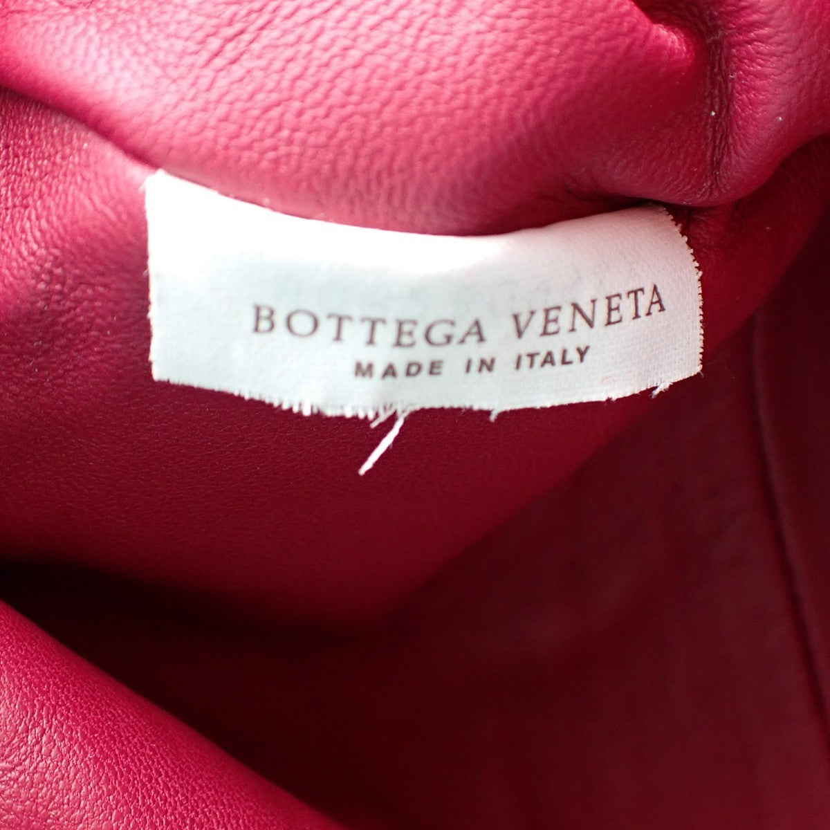 BOTTEGA VENETA Logo Intrecciato Mini Shoulder Bag Leather Pink Italy 93RF473