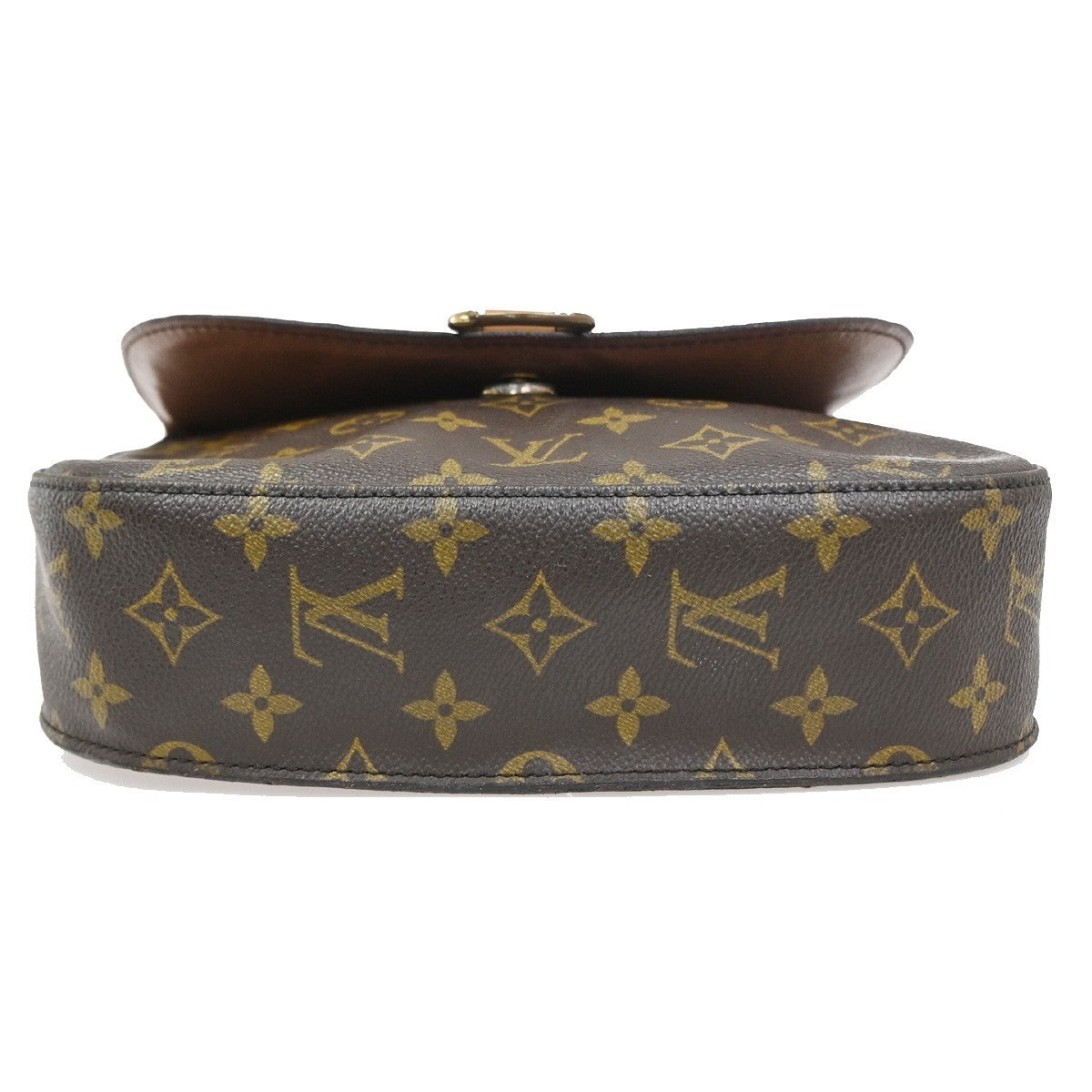LOUIS VUITTON Saint Cloud GM Shoulder Bag Monogram Leather Brown M51242  39CA826