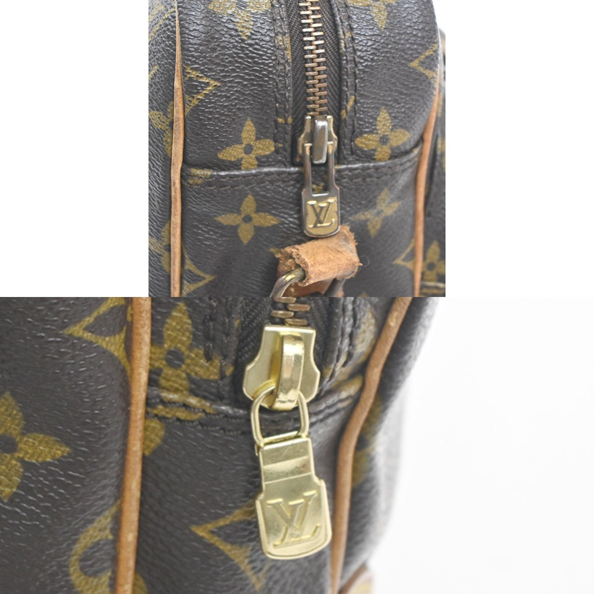 LOUIS VUITTON Nile Crossbody Shoulder Bag Monogram Leather Brown M45244 30MA419