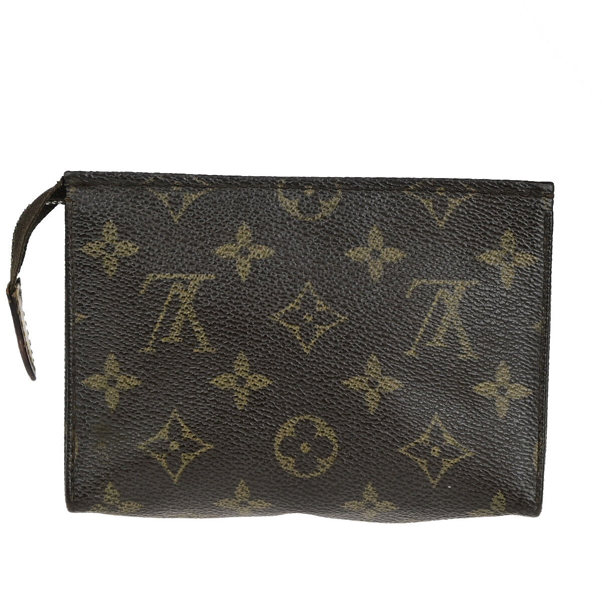 LOUIS VUITTON Poche Toilette 15 Clutch Pouch Bag Monogram Leather M47546 01YG504