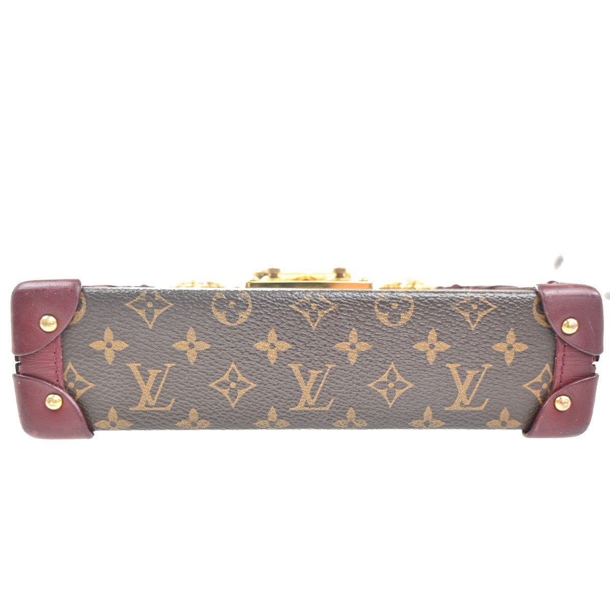 LOUIS VUITTON Petite Malle Shoulder Bag Monogram Leather France M45943 631RL785