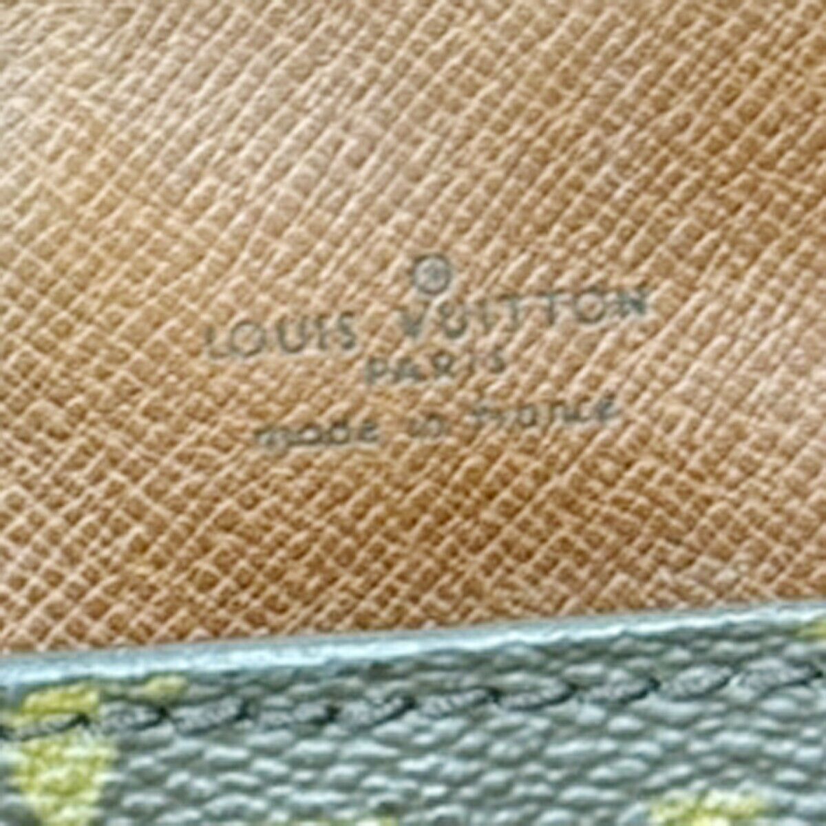 LOUIS VUITTON Saint Cloud GM Shoulder Bag Monogram Leather Brown M51242 64FB512