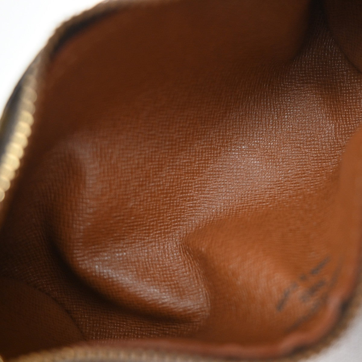 LOUIS VUITTON Pochette Papillon Hand Bag Monogram Leather Brown M51380 62EG018