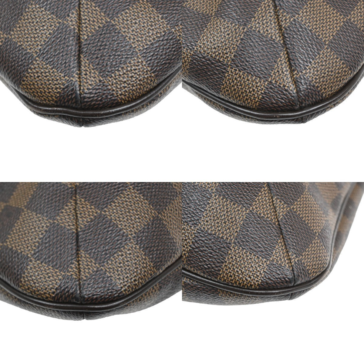 LOUIS VUITTON Bloomsbury PM Shoulder Bag Damier Leather Brown N42251 14CA978