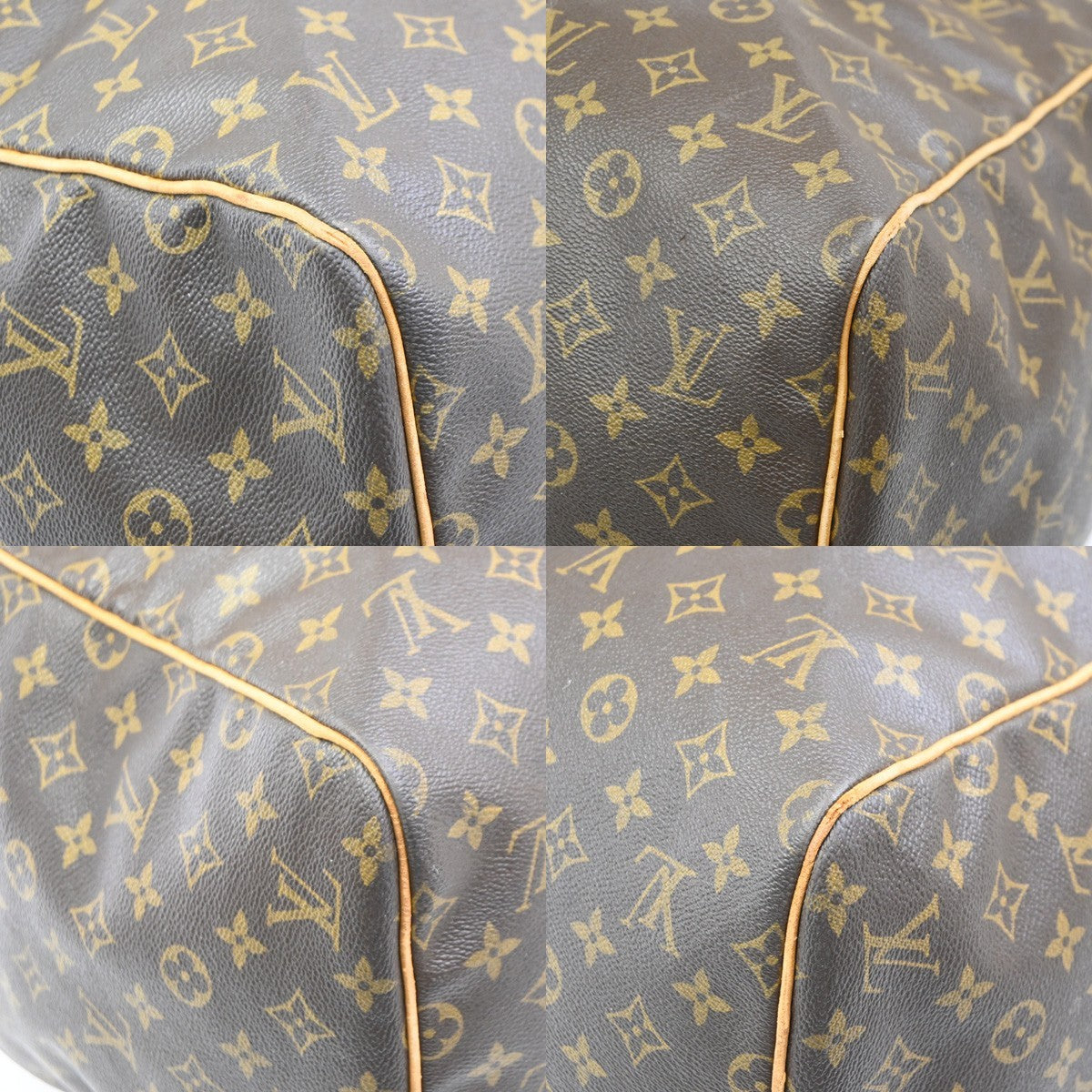 LOUIS VUITTON Sac Souple 55 Hand Boston Bag Monogram Leather BN  M41622 64MA054