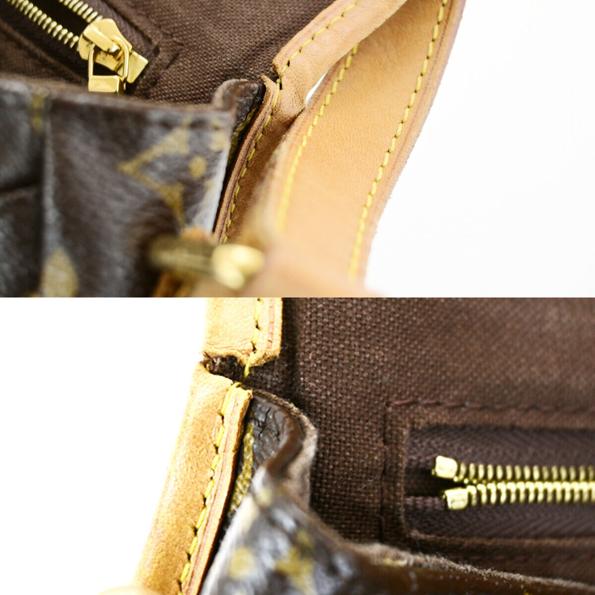 LOUIS VUITTON Menilmontant MM Shoulder Bag Monogram Leather BN M40473 85YG610