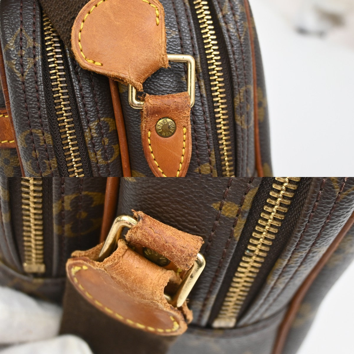 LOUIS VUITTON Reporter PM Crossbody Shoulder Bag Monogram Leather M45254 36YJ162