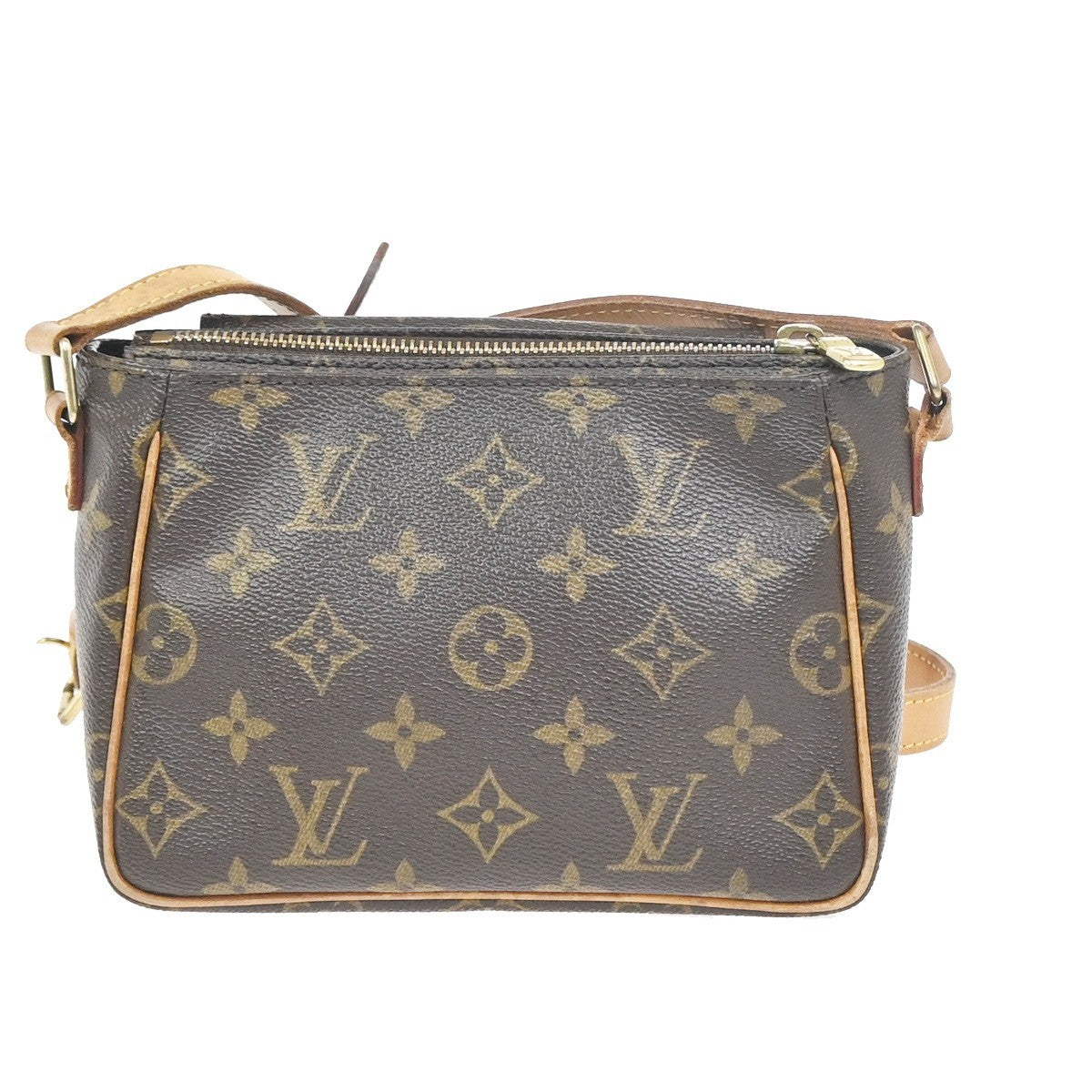 LOUIS VUITTON Viva Cite PM Shoulder Bag Monogram Leather Brown M51165 56ZA329