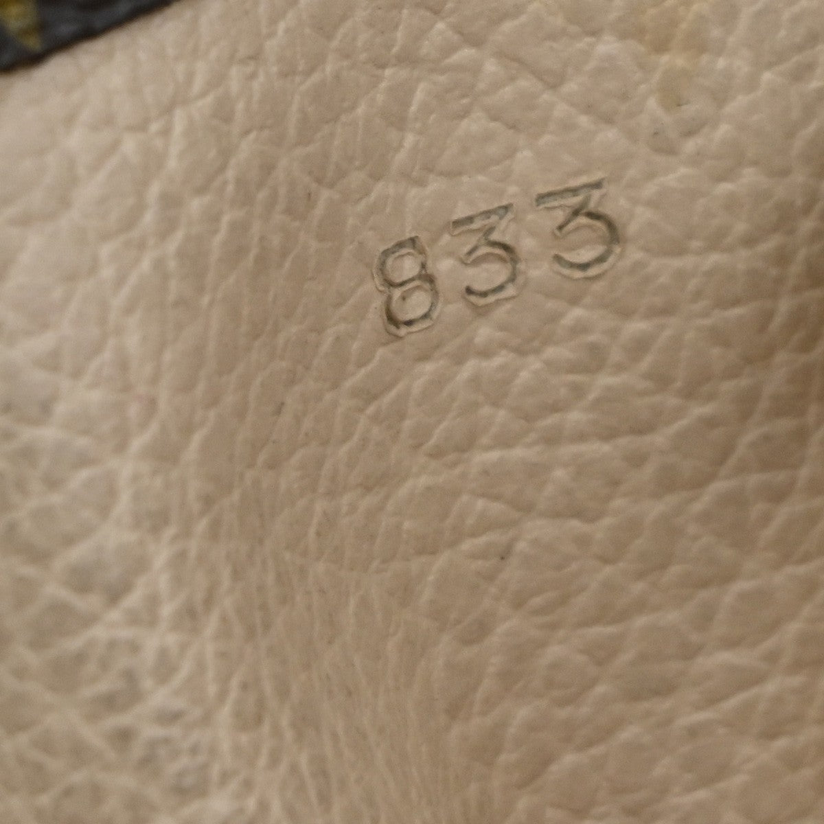 LOUIS VUITTON Logo Sac Plat Hand Tote Bag Monogram Leather Brown M51140 30MA614
