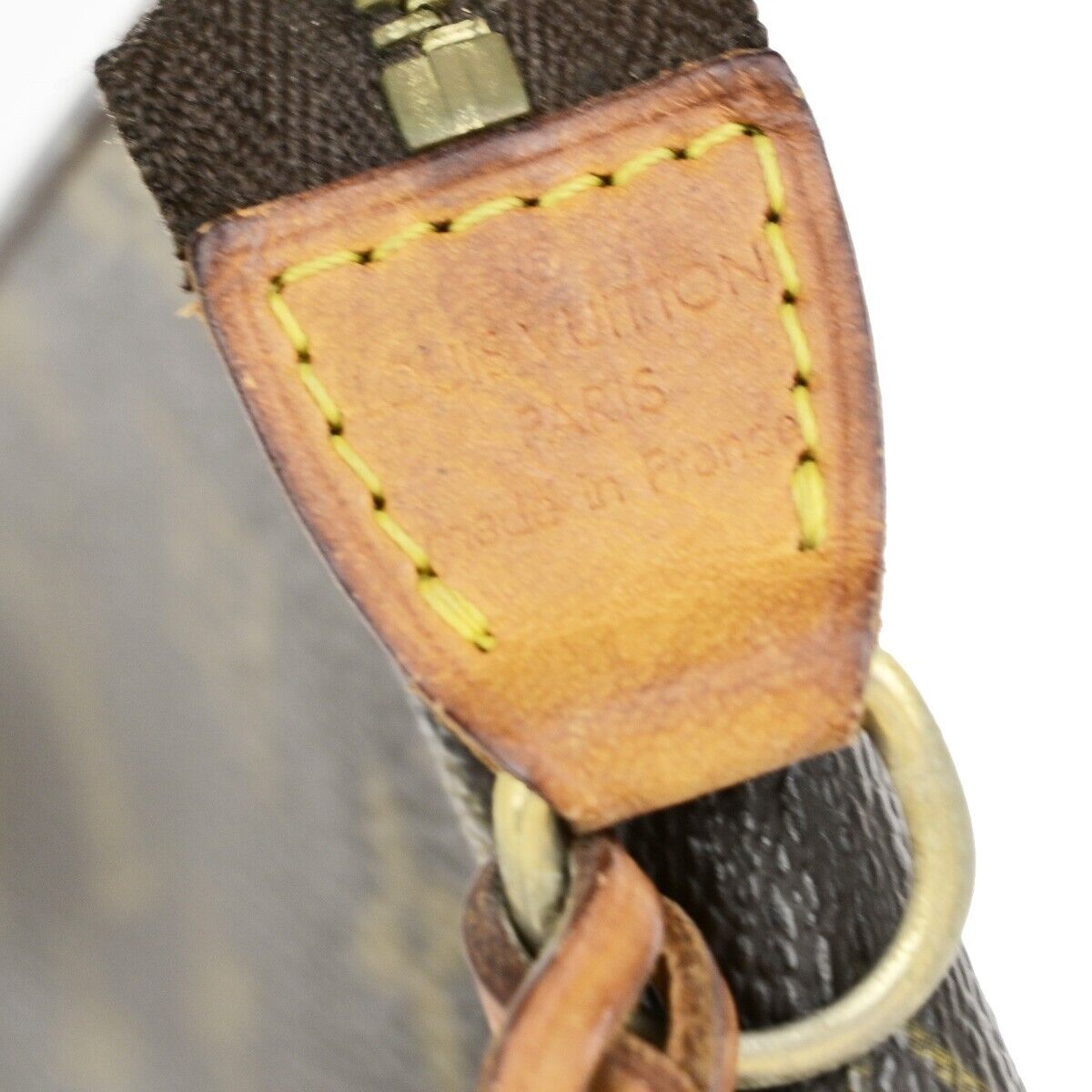 LOUIS VUITTON Pochette Accessoires Hand Bag Monogram Leather BN M51980 84EB742