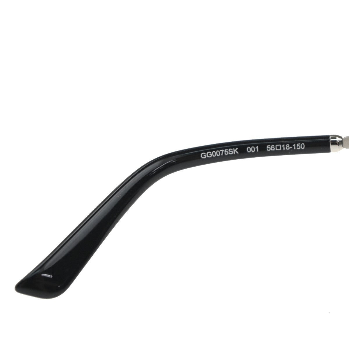 GUCCI Logo GG Folding Sunglasses GG0075SK Eye Were Plastic Metal Black 30KC651
